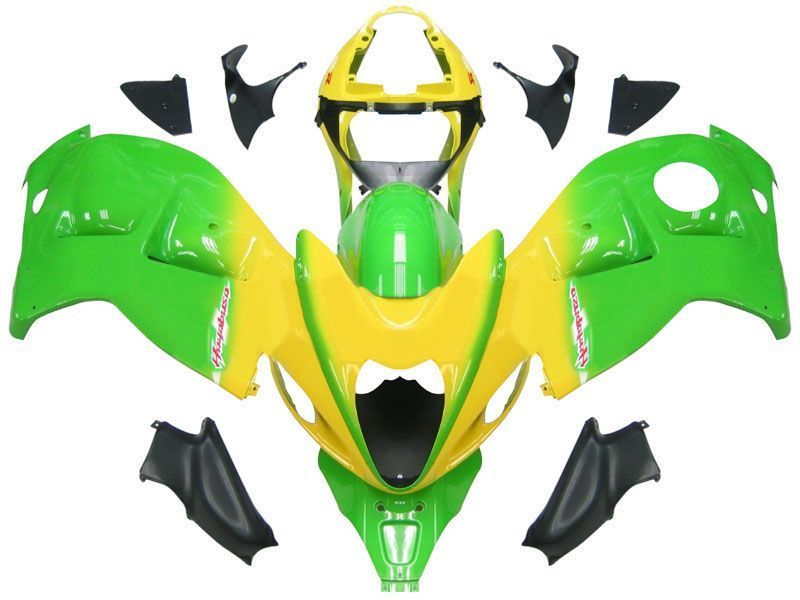 Fairings For Suzuki GSX1300R Hayabusa Green & Yellow Hayabusa (1996-2007)