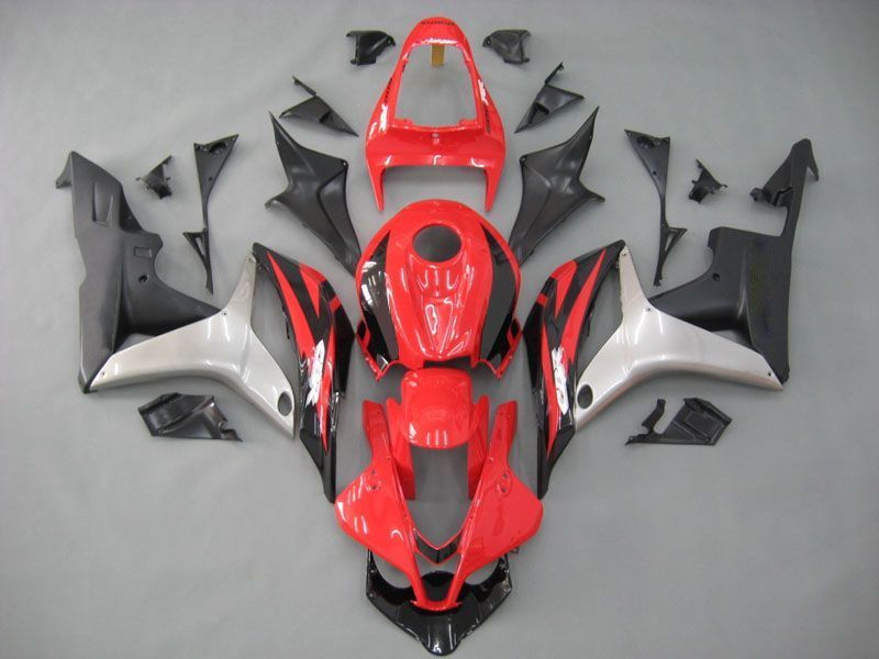 Fairings For Honda CBR 600 RR Red Black Silver Honda (2007-2008)