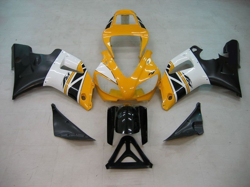 Fairings For Yamaha YZF-R1 Yellow White Black R1 (1998-1999)