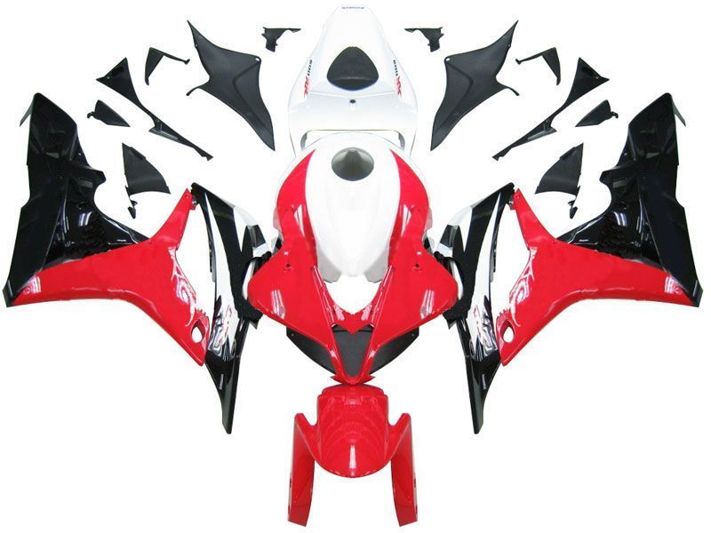 Fairings For Honda CBR 600 RR Red White Black Honda (2007-2008)