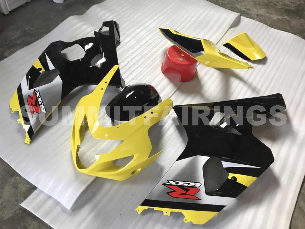 Fairings For Suzuki GSXR 600 750 Yellow & Black GSXR (2004-2005)