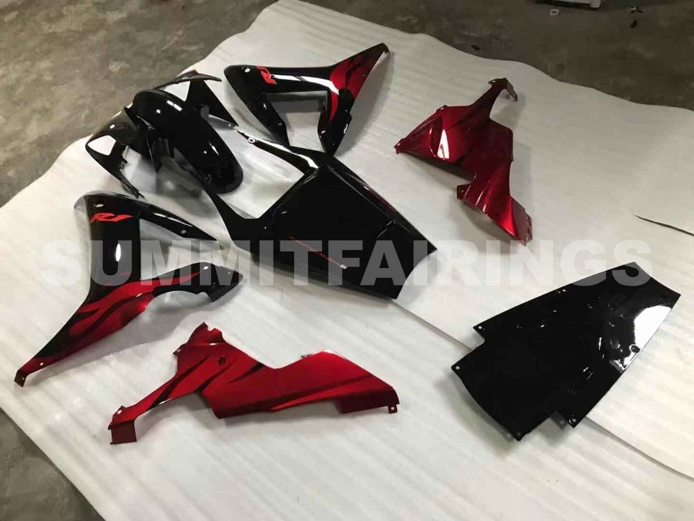 Fairings For Yamaha YZF-R1 Black Red Tribal R1 (2002-2003)
