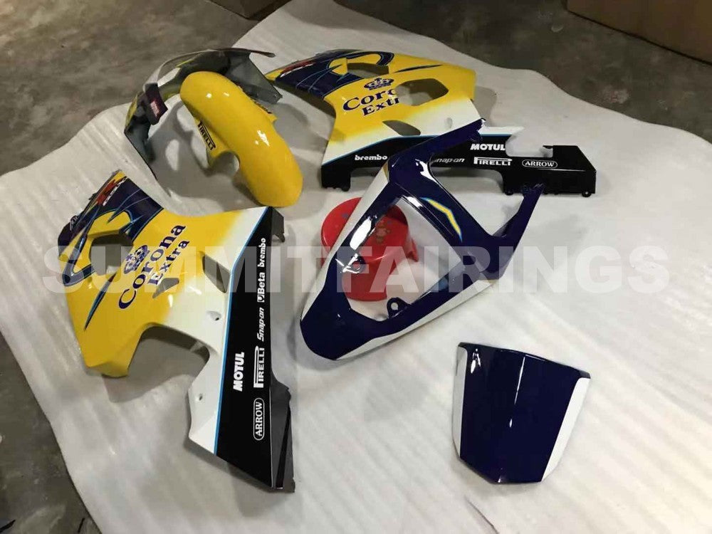 Fairings For Suzuki GSXR 600 750 Yellow Blue Corona GSXR (2004-2005)