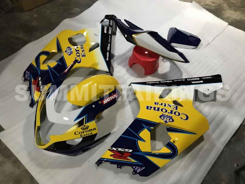 Fairings For Suzuki GSXR 600 750 Yellow Blue Corona GSXR (2004-2005)