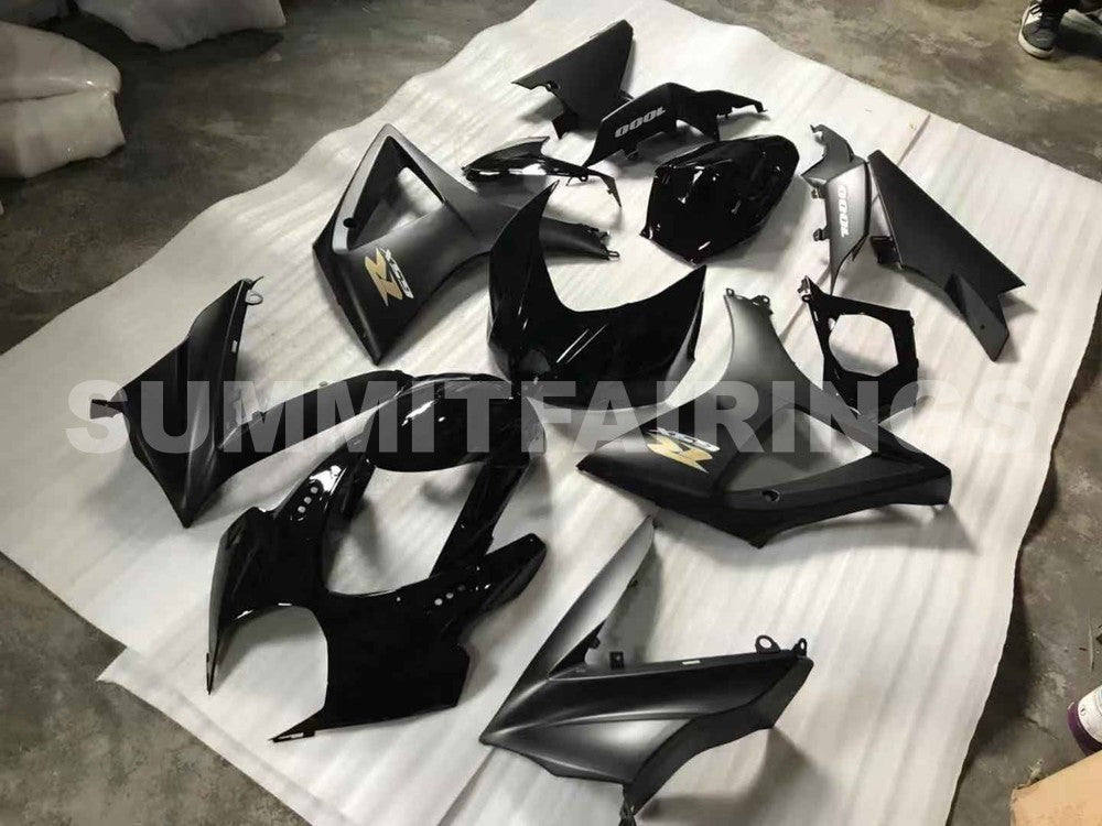 Fairings For Suzuki - GSXR1000 K7 07-08 Matte Black Gloss Black