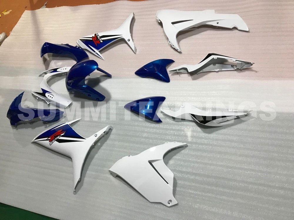 Fairings For Suzuki GSX-R600 / 750, 2011-2021 - White & Blue
