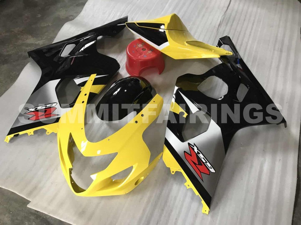 Fairings For Suzuki GSXR 600 750 Yellow & Black GSXR (2004-2005)
