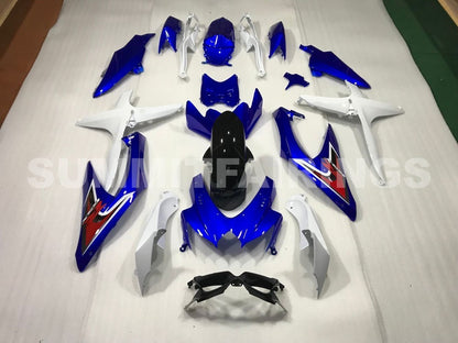 Fairings For Suzuki GSX-R600 / 750, 2008-2010 - Blue & White