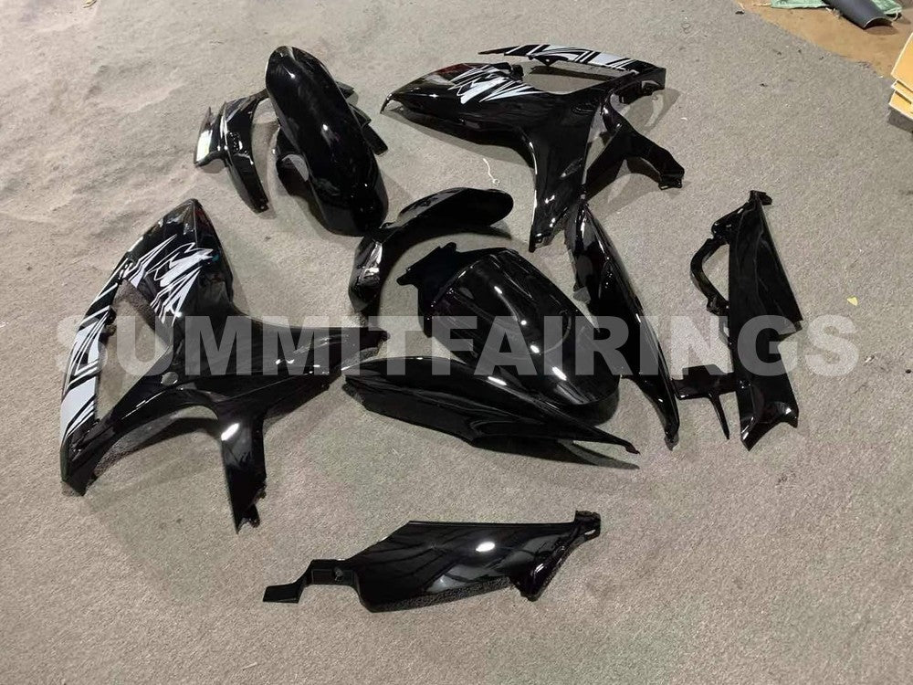 Fairings For Suzuki - GSXR600-750 K6 06-07 Black Silver