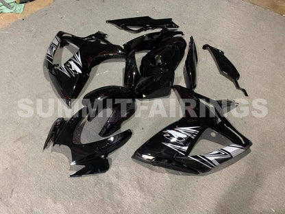 Fairings For Suzuki - GSXR600-750 K6 06-07 Black Silver