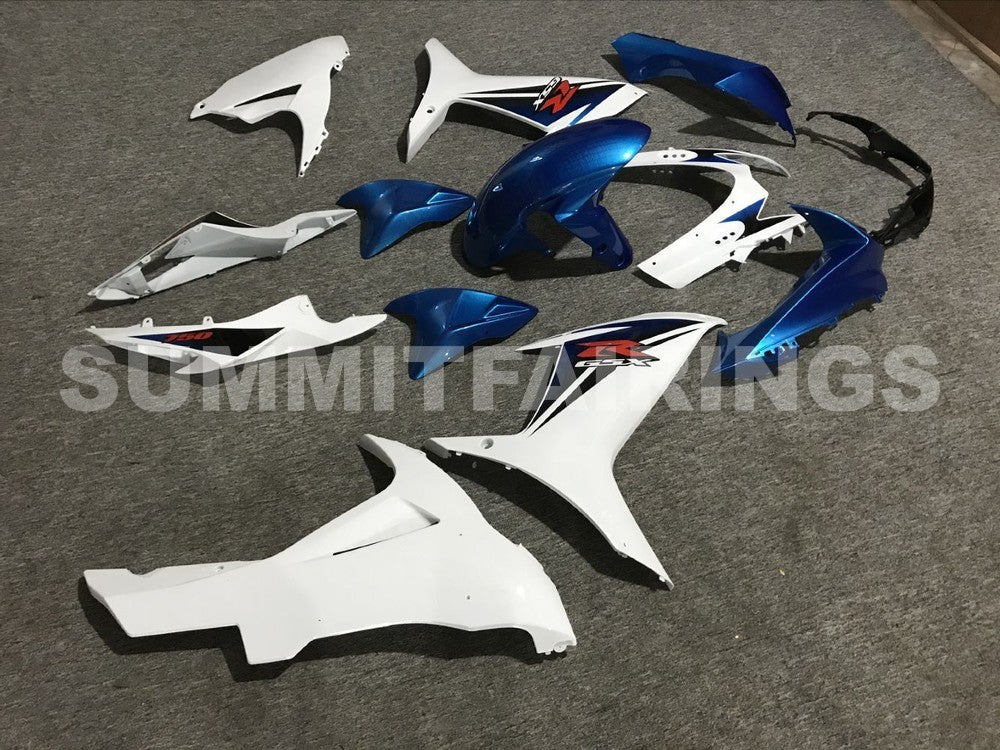 Fairings For Suzuki GSX-R600 / 750, 2011-2021 - White & Blue