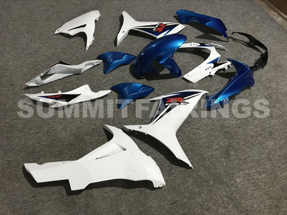 Fairings For Suzuki GSX-R600 / 750, 2011-2021 - White & Blue