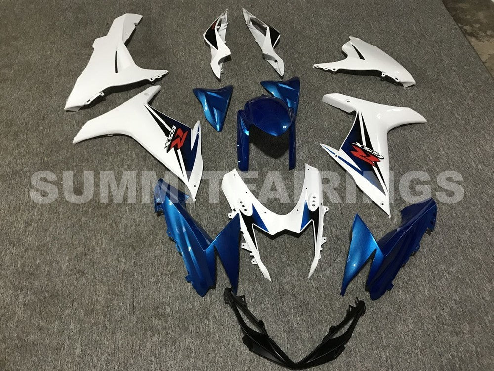Fairings For Suzuki GSX-R600 / 750, 2011-2021 - White & Blue