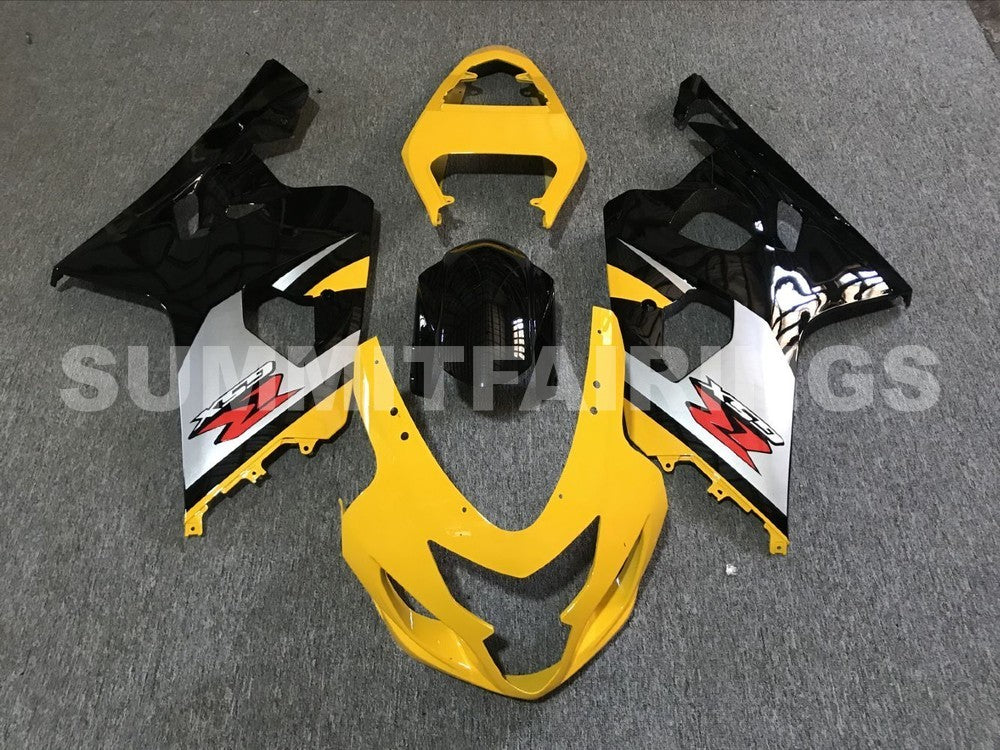 Fairings For Suzuki GSXR 600 750 Yellow & Black GSXR (2004-2005)