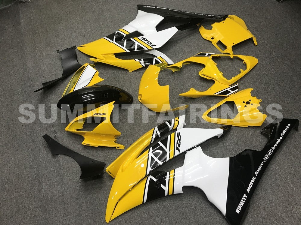 Fairings For Yamaha YZF-R6 2008-2016 Black Yellow White