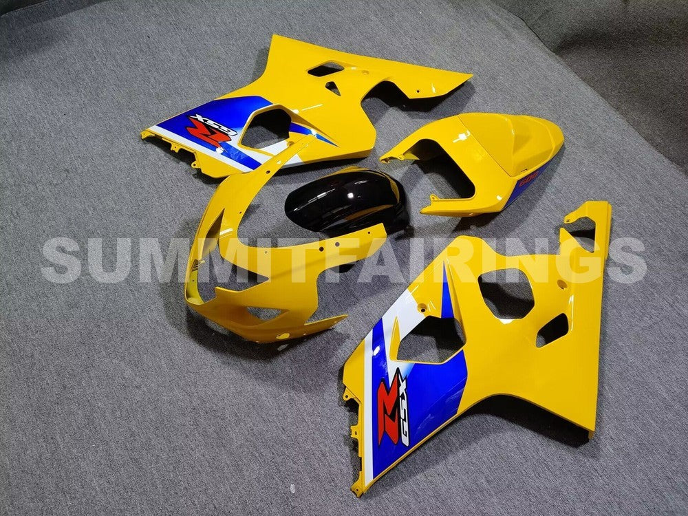 Fairings For Suzuki - GSXR600-750 K4 04-05 Blue Yellow