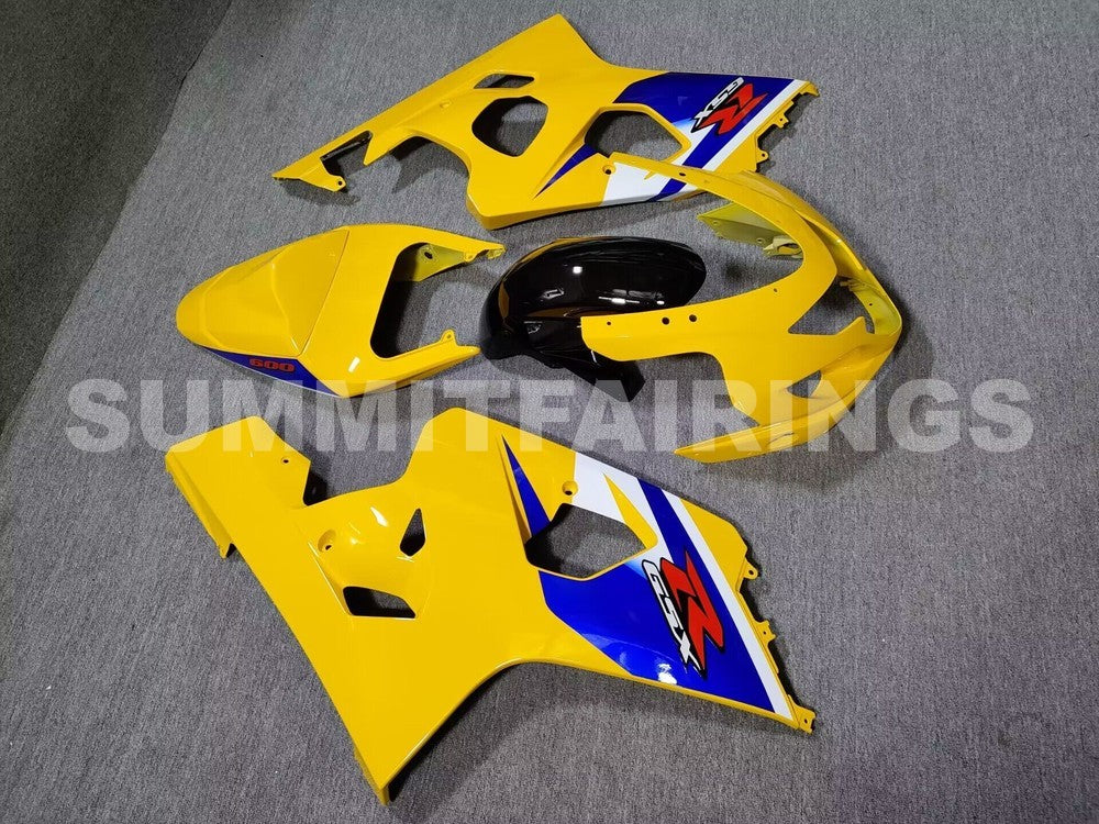 Fairings For Suzuki - GSXR600-750 K4 04-05 Blue Yellow