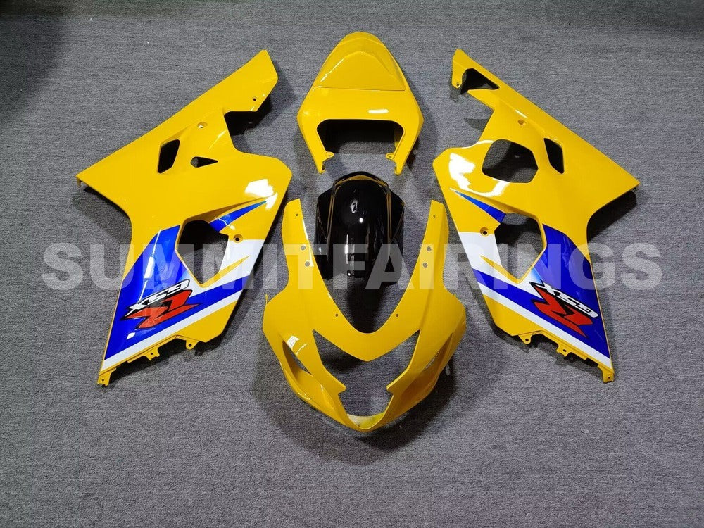 Fairings For Suzuki - GSXR600-750 K4 04-05 Blue Yellow