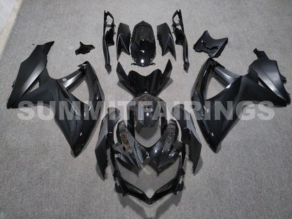 Fairings For Suzuki - GSXR600-750 K8 2008-2010 Matt Black Gloss Black