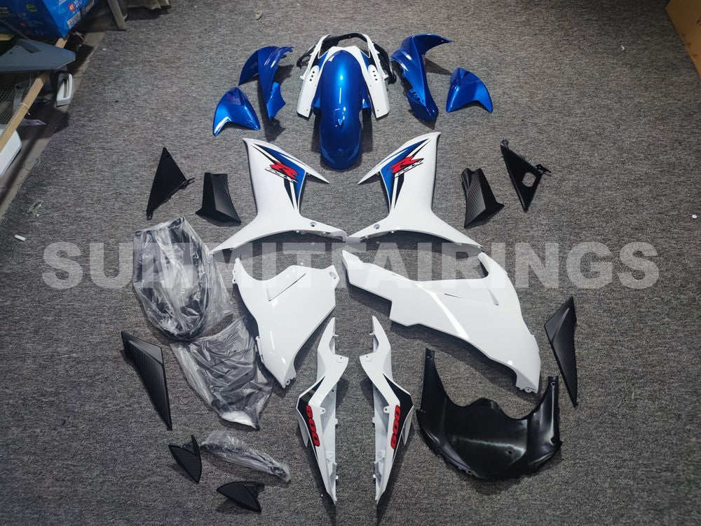 Fairings For Suzuki GSX-R600 / 750, 2011-2021 - White & Blue