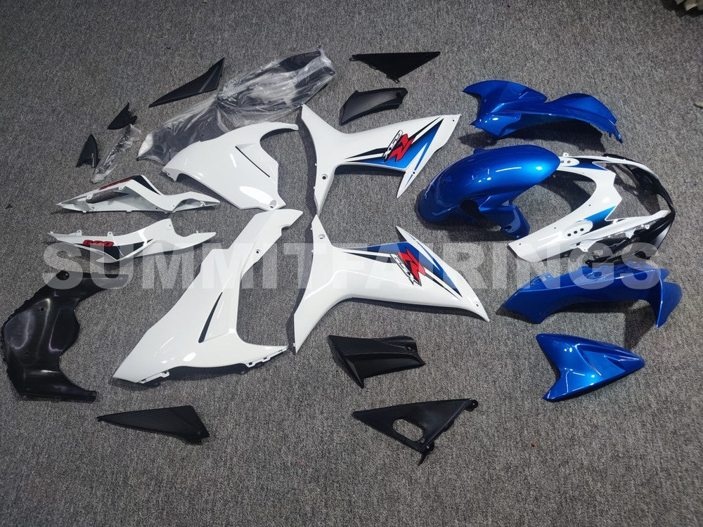 Fairings For Suzuki GSX-R600 / 750, 2011-2021 - White & Blue