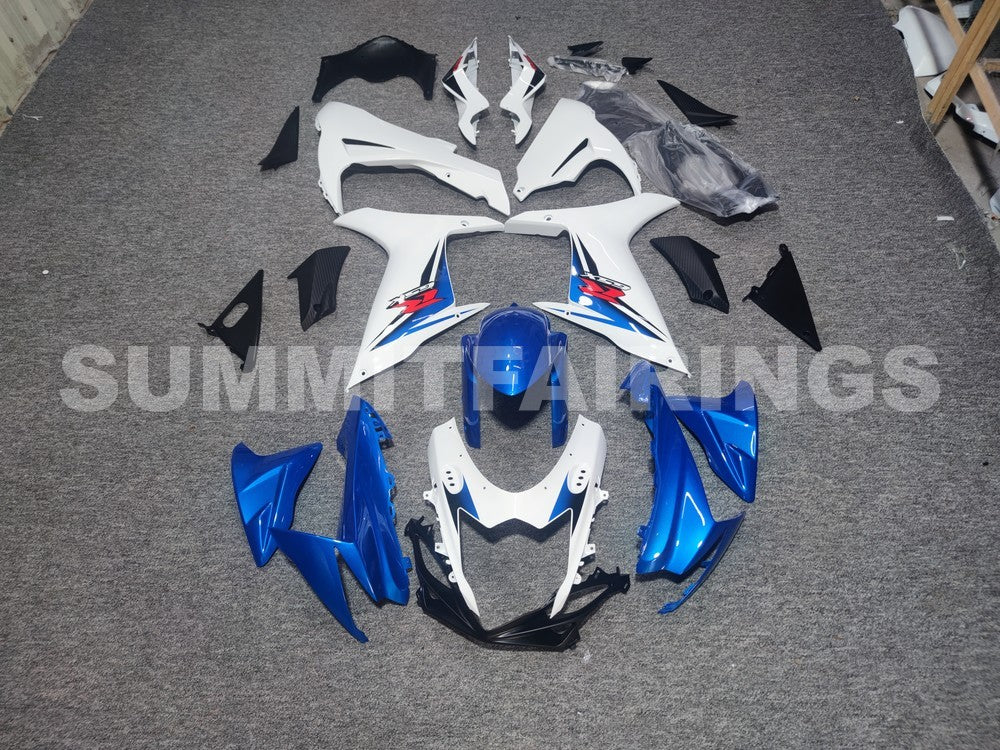 Fairings For Suzuki GSX-R600 / 750, 2011-2021 - White & Blue