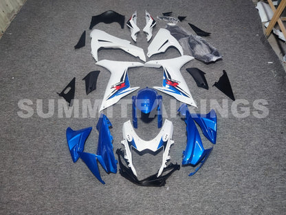 Fairings For Suzuki GSX-R600 / 750, 2011-2021 - White & Blue