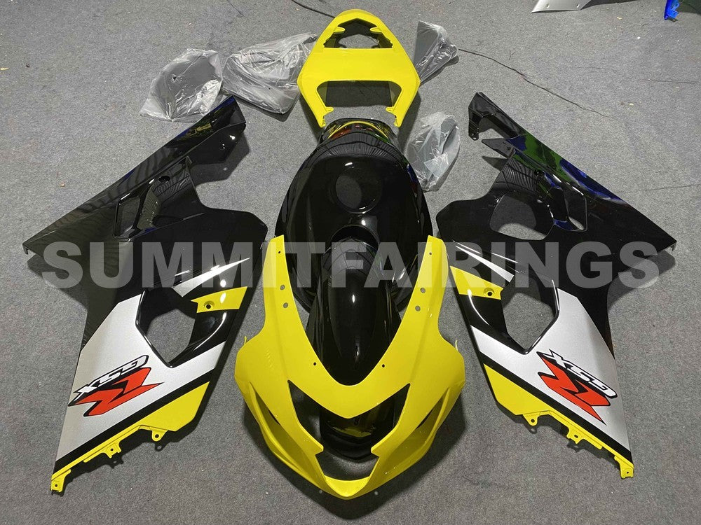 Fairings For Suzuki GSXR 600 750 Yellow & Black GSXR (2004-2005)