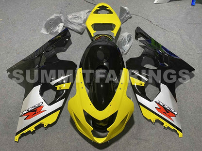 Fairings For Suzuki GSXR 600 750 Yellow & Black GSXR (2004-2005)