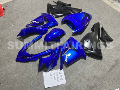 Fairings For Kawasaki ZX 10R Blue Black Ninja (2004-2005)