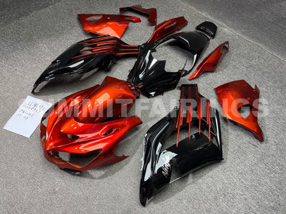 Fairings For Plastics Kawasaki ZX14R Ninja Orange Black (2012-2021)
