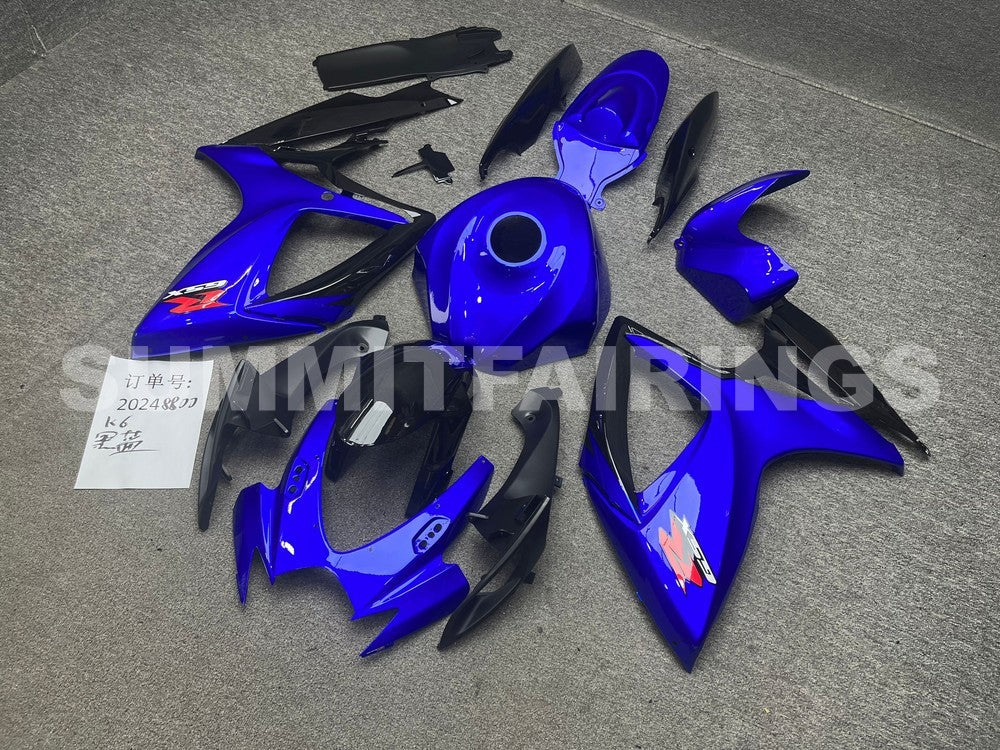 Fairings For Suzuki - GSXR600-750 K6 06-07 Blue