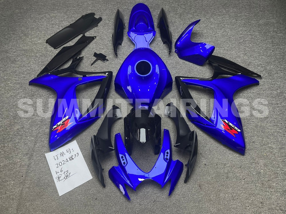 Fairings For Suzuki - GSXR600-750 K6 06-07 Blue