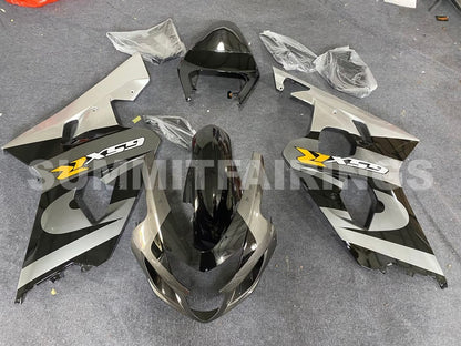 Fairings For Suzuki GSXR 600 750 Black & Silver GSXR (2004-2005)