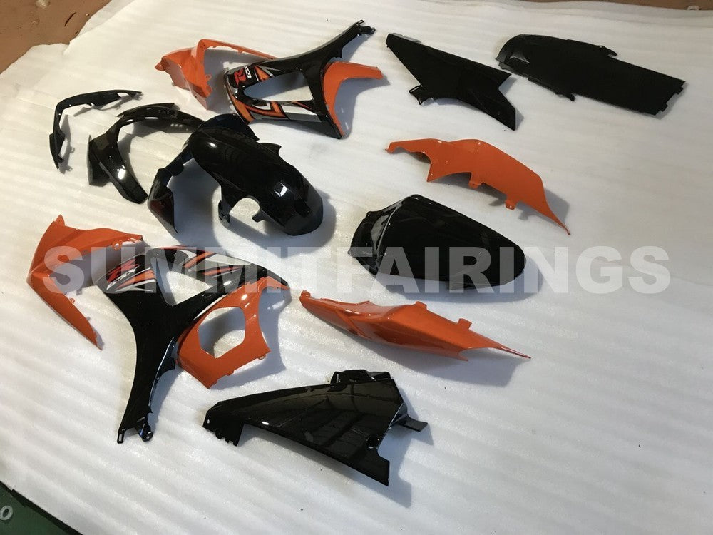 Fairings For Suzuki GSXR 1000 Black & Orange GSXR (2007-2008)