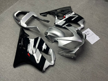 Fairings For Honda - CBR600F4i 01-03 Black Silver
