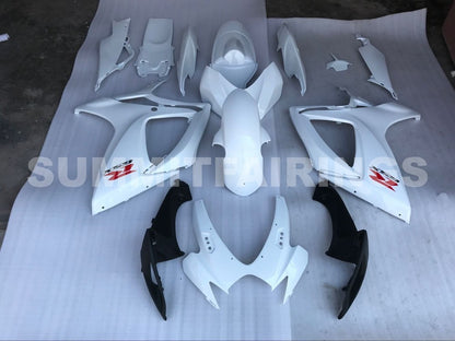 Fairings For Suzuki GSXR 600 750 White GSXR (2006-2007)