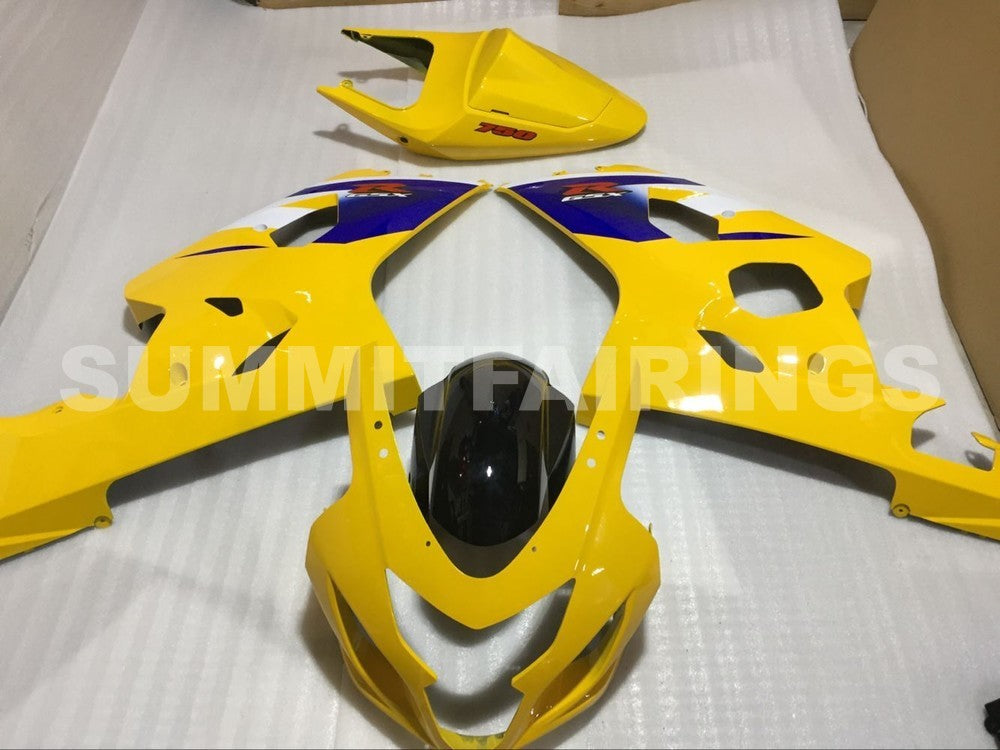 Fairings For Suzuki - GSXR600-750 K4 04-05 Blue Yellow