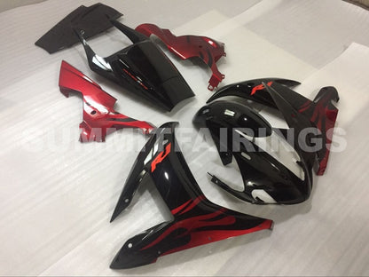 Fairings For Yamaha YZF-R1 Black Red Tribal R1 (2002-2003)