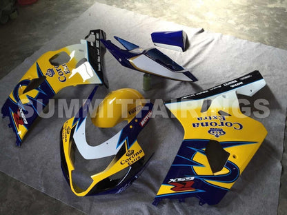 Fairings For Suzuki GSXR 600 750 Yellow Blue Corona GSXR (2004-2005)