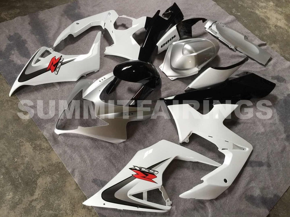 Fairings For Suzuki GSXR 1000 White & Silver GSXR (2005-2006)
