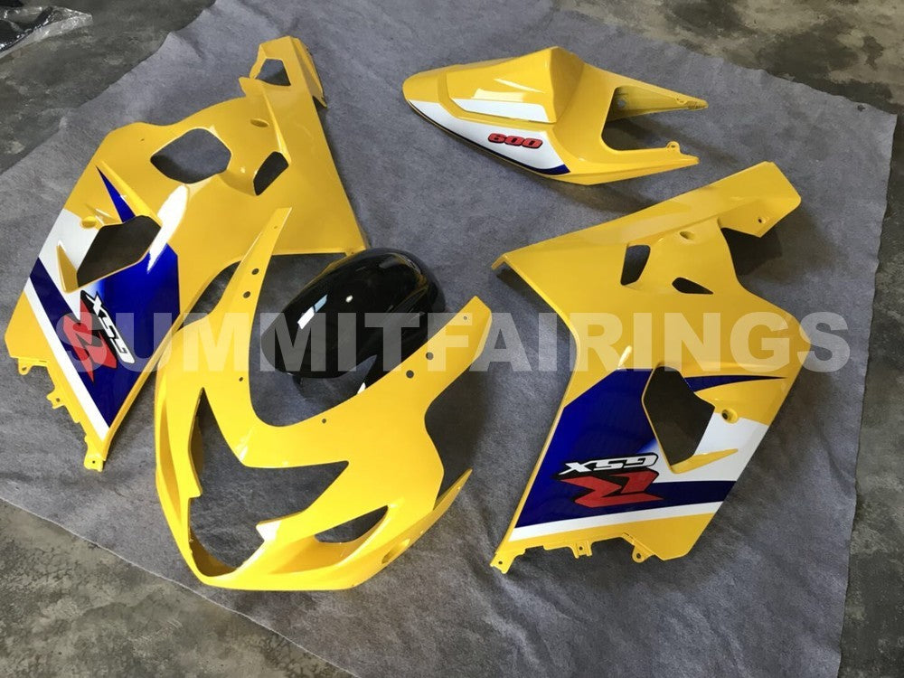 Fairings For Suzuki - GSXR600-750 K4 04-05 Blue Yellow