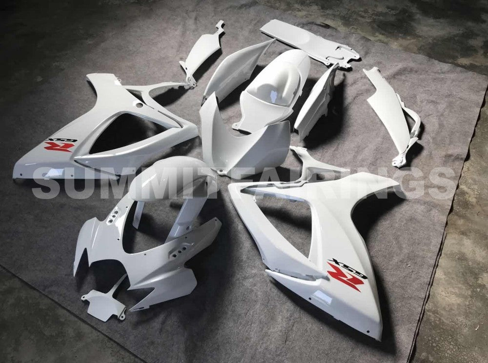 Fairings For Suzuki GSXR 600 750 White GSXR (2006-2007)