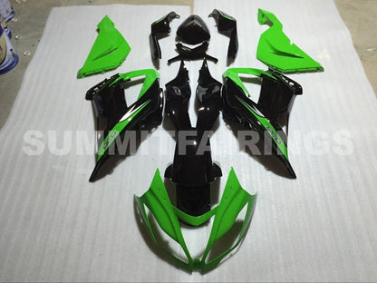 Fairings For Kawasaki ZX-6R, 2013-2018 - Green & Black