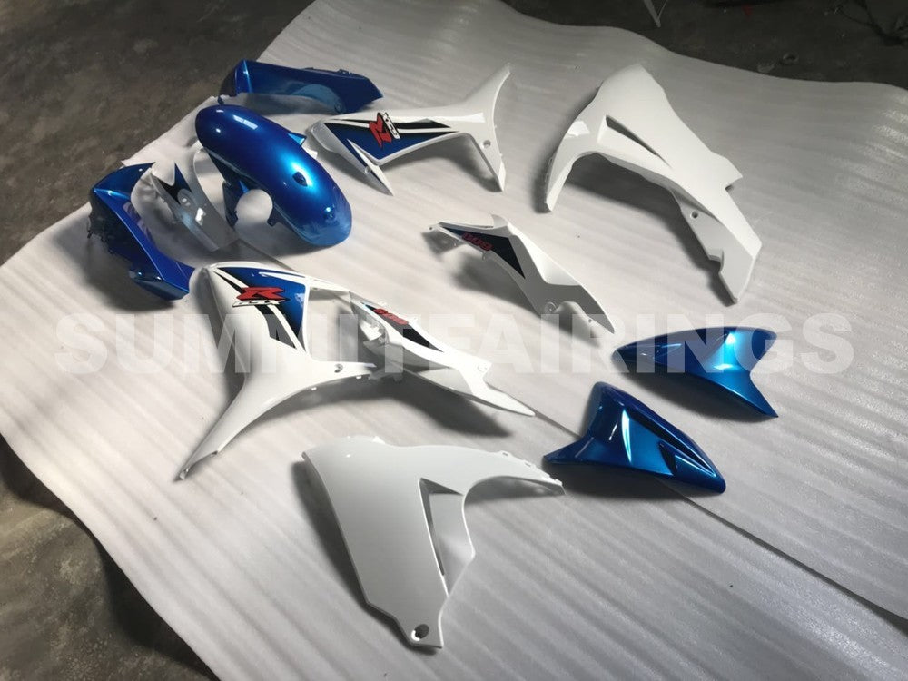 Fairings For Suzuki GSX-R600 / 750, 2011-2021 - White & Blue