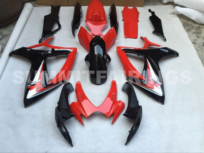 Fairings For Suzuki - GSXR600-750 K6 06-07 Red Black