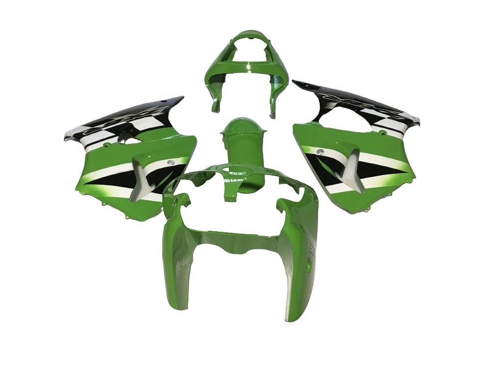 Fairings For Plastics Kawasaki ZX6R 636 Green ZX6R (2000-2002)