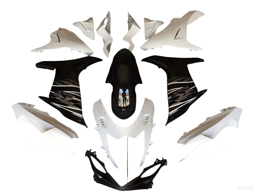 Fairings For Plastics Suzuki GSXR600 GSXR750 K11 White Black GSXR (2011-2021)