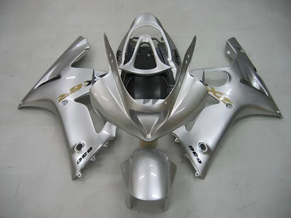 Fairings For Kawasaki ZX6R 636 Silver Ninja (2003-2004)