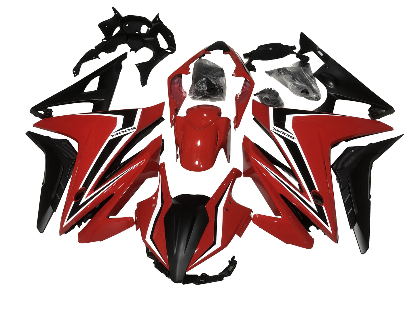 Fairings For Honda CBR500R 2016-2018 Red Matte Black